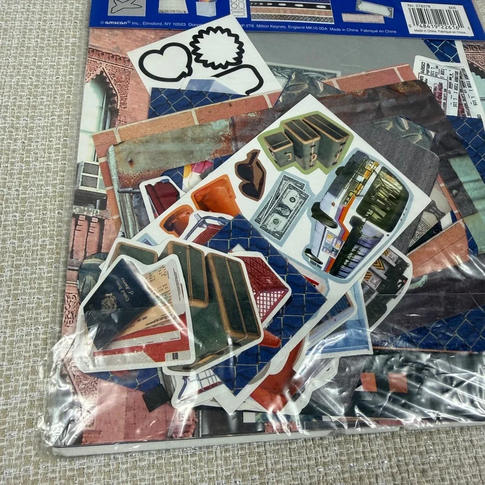 Memory Kits Urban‎ Scene 6-Page Scrapbook Kit 59 Pieces Scrapbooking